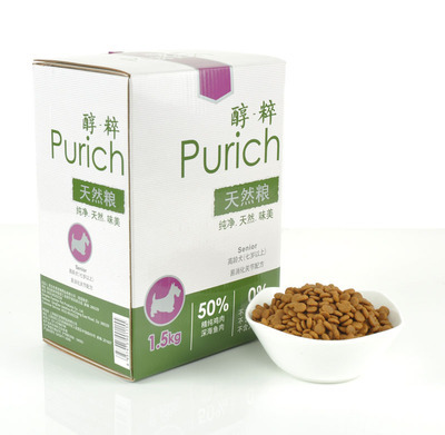 【醇粹Purich狗粮 宠物狗粮 高龄老年犬粮 1.5kg 高吸收天然粮】价格,厂家,图片,其他宠物食品,上海道金商贸-