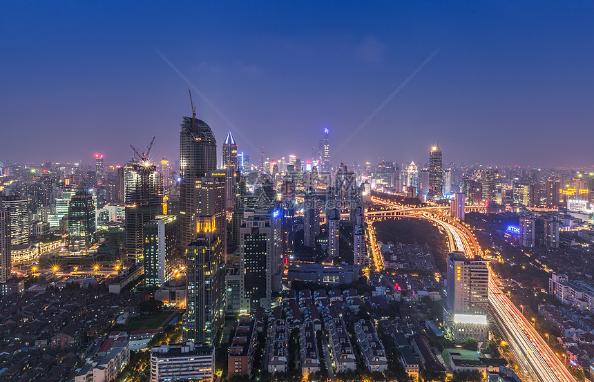 上海城市夜景图片素材_免费下载_jpg图片格式_VRF高清图片500898458